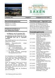 Ausgabe Nr. 8 - Marktgemeinde Saxen