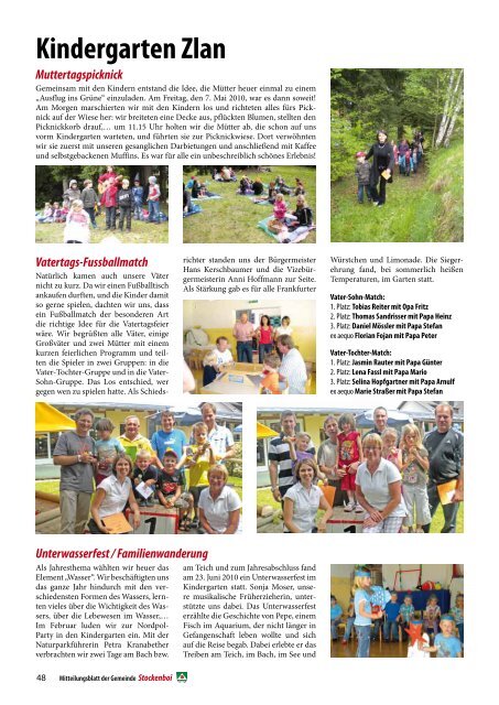 Ausgabe vom Oktober 2010 - in Stockenboi!