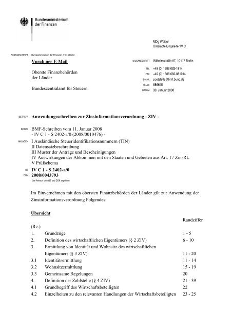 Verzeichnis der steuerbefreiten Institutionen per 30.09.2013