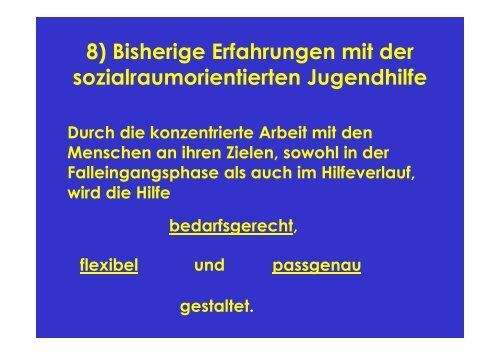 Sozialraumorientierte Jugendhilfe im Kreis Nordfriesland - Erev