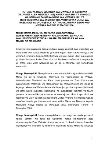 HOTUBA RC MWANZA-BMU.pdf - karibu kwenye tovuti rasmi ya ...
