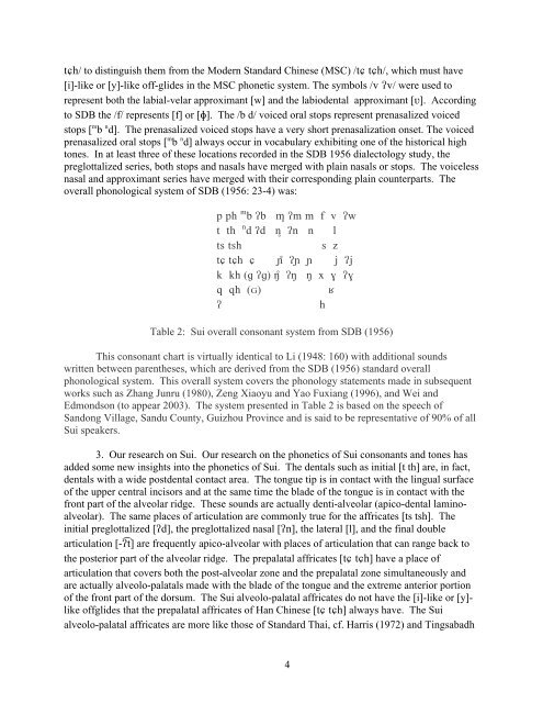 1 A phonetic study of the Sui consonants and tones Jerold A ...