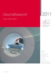 Spital Wallis - Geschäftsbericht 2011 - Hôpital du Valais