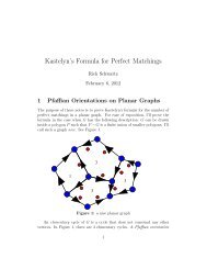 Kastelyn's Formula for Perfect Matchings