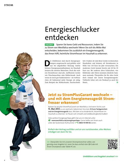 Kundenmagazin privat, Ausgabe 1/2012 (PDF 4 MB - westfalica
