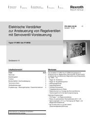 Elektrische Verstärker zur Ansteuerung von Regelventilen mit ...