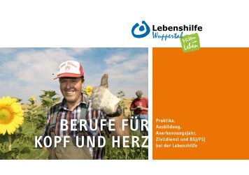 berufe für kopf und herz - Lebenshilfe Wuppertal