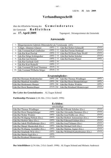 Gemeinderats-Sitzungsprotokoll v. 17.04.2009 (79 KB) - .PDF
