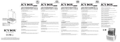 Handbuch ICY BOX IB-120StU3-Wh - Raidsonic