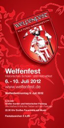 Programm Welfenfest - Weingarten.IN