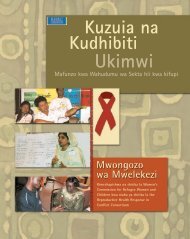 Ukimwi - Reproductive Health Response in Crises (RHRC ...