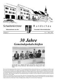 Rundschau 01/2004 - Gemeinde Schweitenkirchen