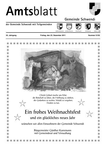 Ausgabe 51/52 vom 23.12.2011(2.98 mb - Schwendi