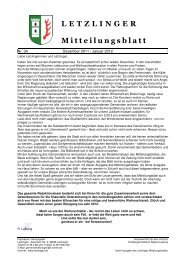 Mitteilungsblatt Nr.: 34 (Dezember 2011 / Januar 2012 ... - Letzlingen