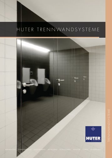 HUTER TREnnwandsysTEmE - Huter & Söhne