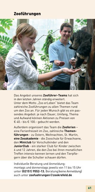 PDF-Version des Zooführers - Krefelder Zoo