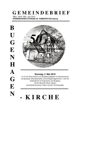 gemeindebrief - Ev.-luth. Bugenhagengemeinde Rönneburg