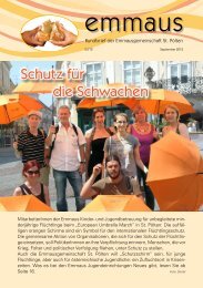 Rundbrief Ausgabe 3/2012 - Emmausgemeinschaft St. Pölten