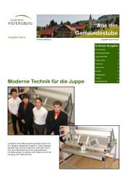 Gemeindestube 2/2012 - Gemeinde Riefensberg online