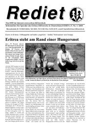 rediet 1 2005 - Eritrea-Hilfswerk in Deutschland e.V.