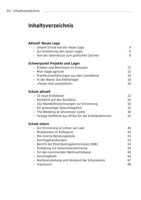 MITTEILUNGEN - Rudolf Steiner Schule Basel