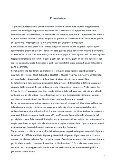 Le proposte di lettura in formato pdf