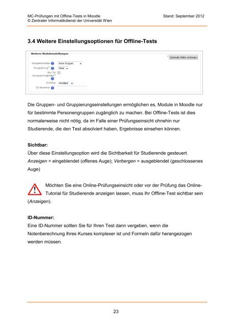 Multiple-Choice-Prüfungen: - Zentraler Informatikdienst - Universität ...