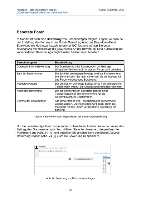 Aufgaben, Tests und Noten in Moodle - Zentraler Informatikdienst ...