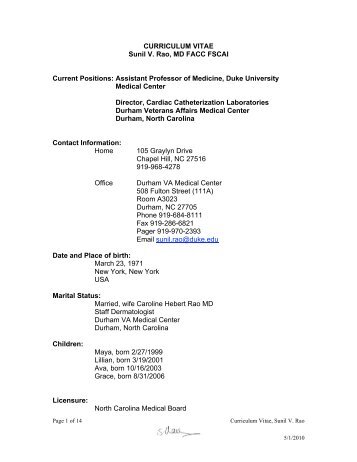 gregg w stone md facc fscai curriculum vitae personal