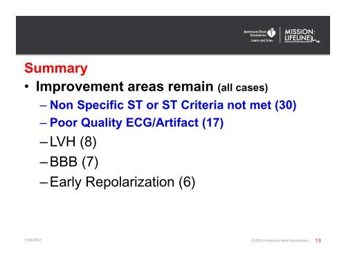 EMS ECG Accuracy Project Report July 2012 - Catrac