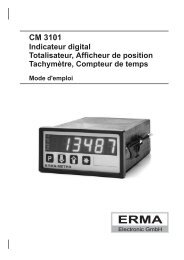 fr - ERMA - Electronic GmbH