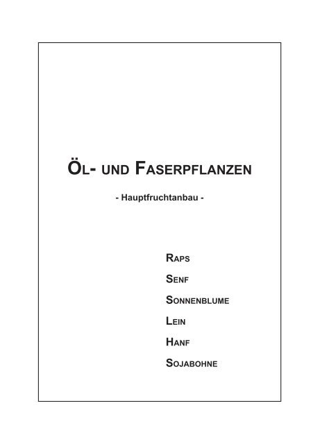 Beschreibende Sortenliste Getreide, Mais Öl - Bundessortenamt