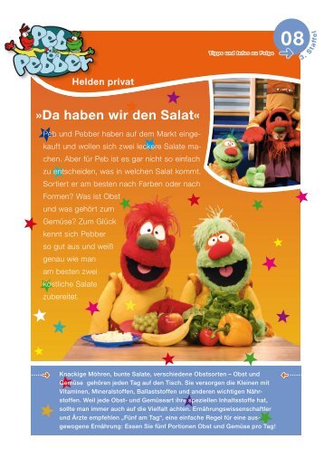 Da haben wir den Salat« - Plattform Ernährung und Bewegung