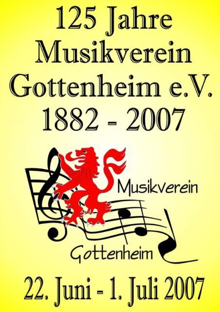 Festschrift 125 Jahre - Gottenheim