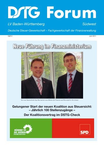 Neue Führung im Finanzministerium - DSTG-Baden-Württemberg