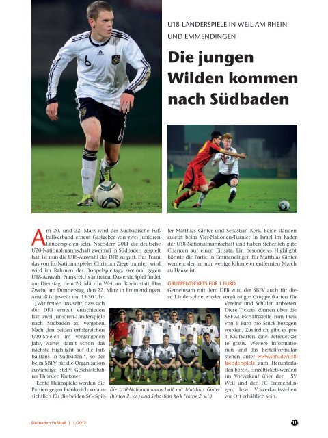 Ausgabe 1 | Februar 2012 - SBFV