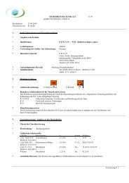 Sicherheitsdatenblatt