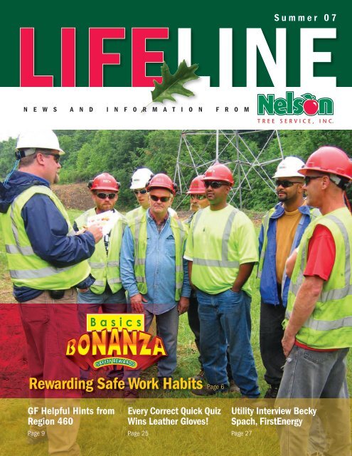 Rewarding Safe Work Habits Page 6 - Nelson Tree Service