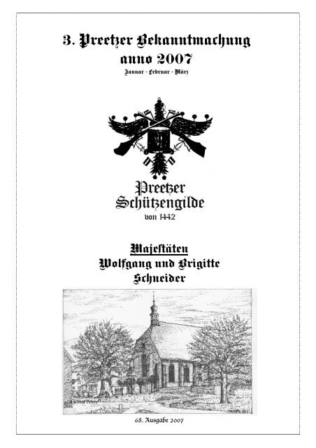 Gildezeitung - 3. Ausgabe 2006/2007 - Herunterladen im PDF