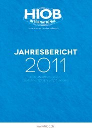 Jahresbericht - HIOB International