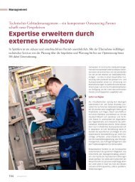 Expertise erweitern durch externes Know-how - ISS Schweiz