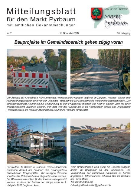 Mitteilungsblatt November 2012 (8.237 KB) - Markt Pyrbaum