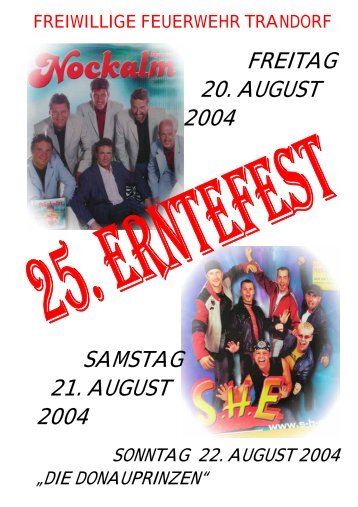 Festschrift 25 Jahre Erntefest