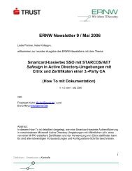 Smartcard-basiertes SSO mit STARCOS/AET Safesign in ... - ERNW