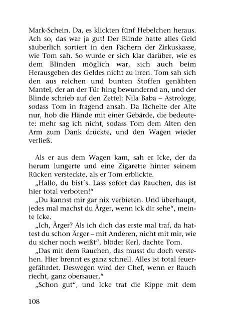 Hussi - Tom - Der Junge, der zum Zirkus ging - Hannah-Verlag