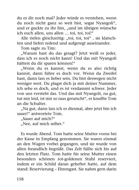 Hussi - Tom - Der Junge, der zum Zirkus ging - Hannah-Verlag