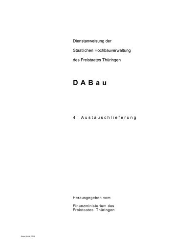 DABAU Thüringen 4.Austauschlieferung