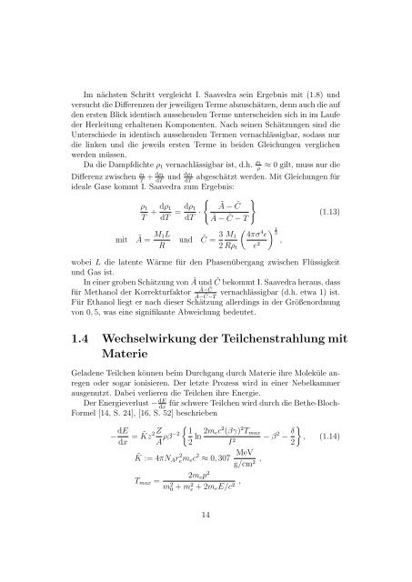 Bau einer kontinuierlich betriebenen Diffusionsnebelkammer