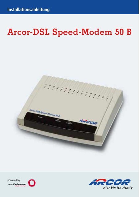 Arcor-Dsl Speed-Modem 50 B