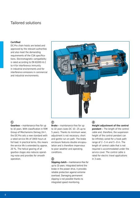 Demag DC-Pro chain hoist Demag DCM-Pro Manulift - Poduri rulante